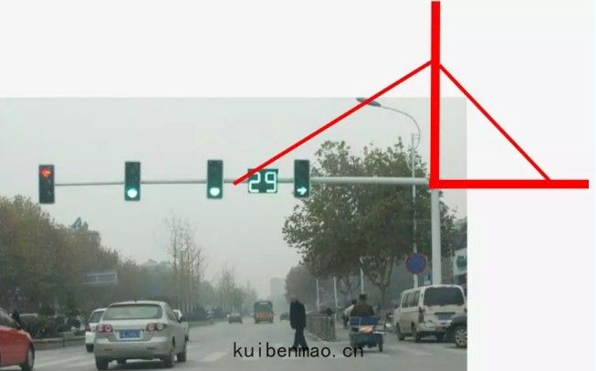 交(jiāo)通路(lù)口的信(xìn)號(hào)杆件(jiàn)圖片(piàn)