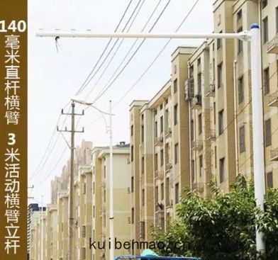 3米活(huó)動橫臂(bì)監(jiān)控立杆